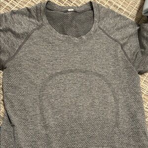 Lululemon Athletica Charcoal Short Sleeve Tee